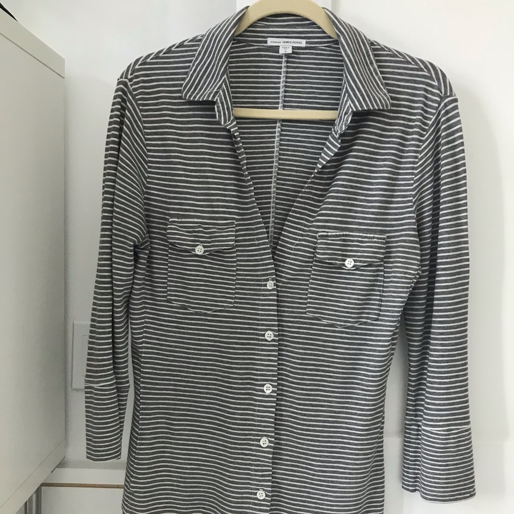 James Perse Button down shirt size 2